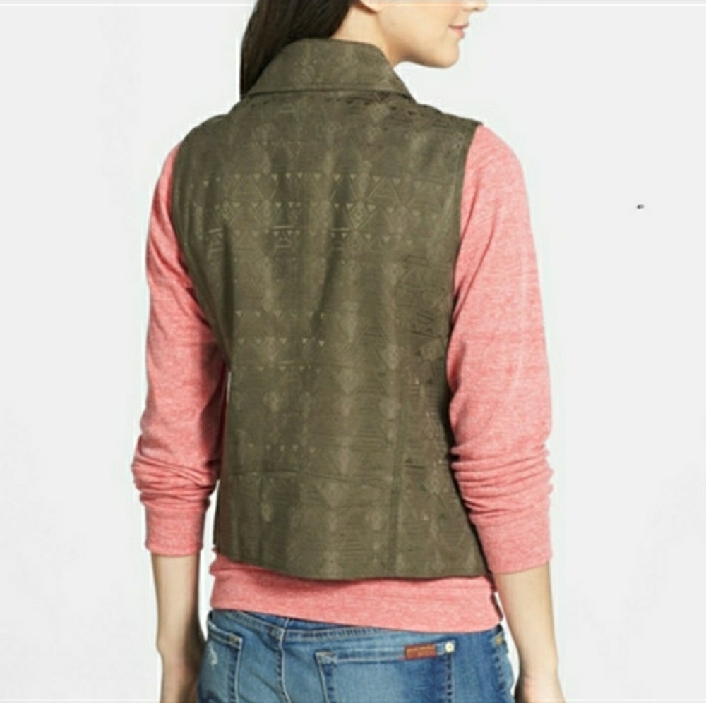 Hinge Nordstrom Geo Jaquard Motor Vest - Picture 2 of 10